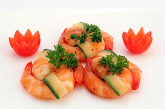 shrimp and cucumber